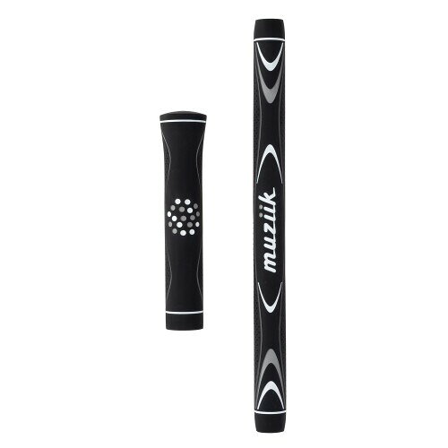 Muziik 長尺パター用グリップ スプリットペンド 16cm+30cm MZK-LONG2P-BK