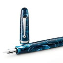 PENLUX ペンラックス Grande Blue Swirl グランデ ブルー スウォール 万年筆 スチールペン先 M 中字 PX-10-100-405