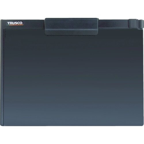 Blackboards - トラスコ中山(TRUSCO) ペンホルダー付クリップボード(マグネット付) 黒 A4横 318×235mm 10枚TCBMA4SBK