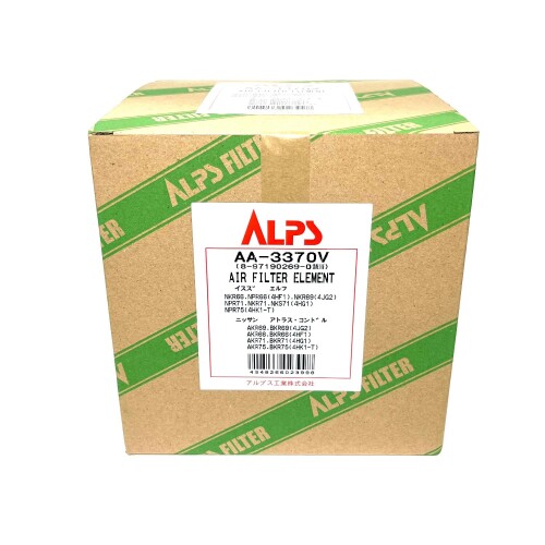 アルプス工業(ALPS) 自動車用 エアフィルター (イスズ) エルフ 1個 AA-3370V 適合純正番号 8-97190269-0 エレメント 交換 部品
