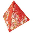 ヘッズ ギフトボックス 17×14×14.5cm レッド 20枚 和風 テトラ型 迎春 七五三 HEADS WA-TGB1