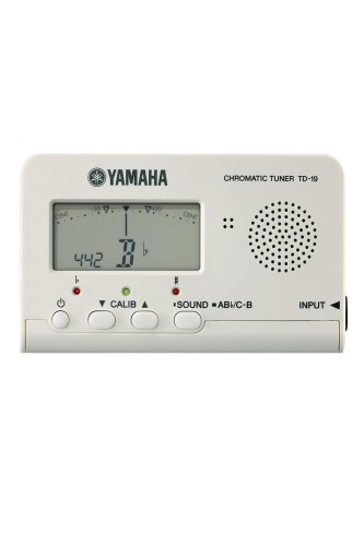 ヤマハ YAMAHA クロマチックチューナー ホワイト TD-19WH コンパクト 高性能 シンプル