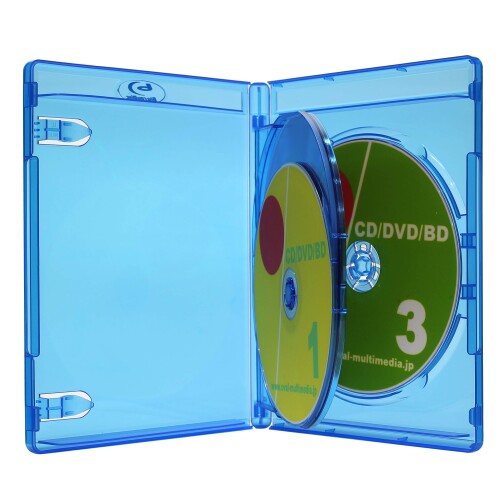 Хޥǥ ֥롼쥤Ǽ BD 3Ǽ ꥢ֥롼 14.5mm Blu-rayDiscͭ 65Ȣ