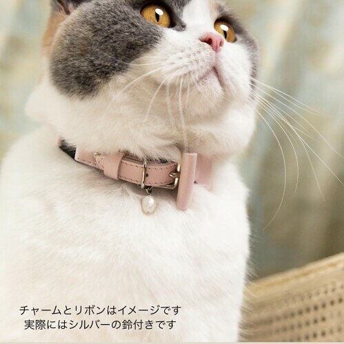 CHESHIRE＆WAIN 猫 首輪 ラージサイズ Rococoシリーズ PetalPink