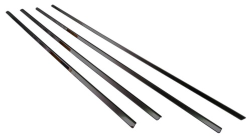 BRIGHTZ カローラアクシオ NZE164 NRE160 NZE161 超鏡面ステンレスブラックメッキウィンドウモール 4PC カローラ アクシオ 160 11400