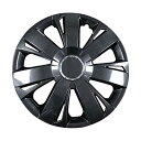 GET-PRO ホイールカバー 14インチ 1台分4枚セット (ダークガンメタ) スバル ステラ ホイールキャップ L077DG14-007