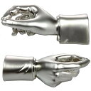 ハッピーエムティー ペンスタンド Give Me A Hand マッドシルバー HS001-MS
