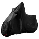 アクアドリーム バイク用品 バイクカバー 高機能スマートバイクカバー ブラック 3L/4Lサイズ SBC-B3 色褪せ防止 風飛び防止対策用センターベルト 大型ロック対応前後鍵穴装備 湿気排出用