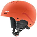 uvex(ウベックス) スキースノーボードヘルメット マットカラー ダイヤル式サイズ調整 wanted フィアースレッドストライプマット 54-58 cm