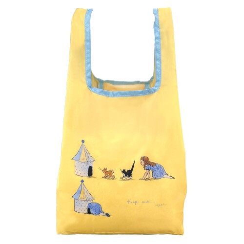 くらはしれい エコバッグ YEイエロー KHR011 Kurahashi Rei ポケッタブル パッカブル コンパクト たためる 雑貨