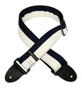 Daiking Corporation Daikingギター&ベースストラップCANVAS NAVY帆布のストライプ自社工房日本製