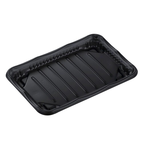 中央化学 日本製 使い捨て容器 SDホットマルシェ4 BK 身-1 50枚入サイズ:約23.3×15.8×2.1cm