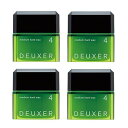 ナンバースリー DEUXER(デューサー) ミディアムハードワックス4 (4個セット) ヘアワックス フローラルベリー グリーン x 1