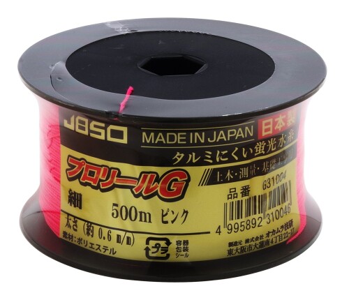 JBSO 蛍光水糸プロリールG 細 500m ピンク G31004 製造国:日本 長さ:500m 太さ:0.6mm カラー:ピンク タイプ:回転リール ■スッキリ簡単回転リールです。 ■伸びが少なく、タルミにくいポリエステル糸です。 ■基礎工事 ■ブロック ■タイル ■その他一般測量用として 商品コード20074811647商品名JBSO 蛍光水糸プロリールG 細 500m ピンク G31004型番G31004※他モールでも併売しているため、タイミングによって在庫切れの可能性がございます。その際は、別途ご連絡させていただきます。※他モールでも併売しているため、タイミングによって在庫切れの可能性がございます。その際は、別途ご連絡させていただきます。