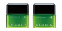 ナンバースリー DEUXER(デューサー) ミディアムハードワックス4(2個セット) ヘアワックス フローラルベリー グリーン 160グラム (x 1)