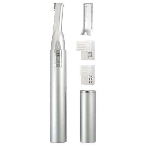 ロゼンスター フェイスシェーバー メンズ用 乾電池式 ペンシルタイプ アタッチメント4種付き (マユ用 フェイス用 マユコーム2種) コンパクト AFM051 シルバー ロゼンスター フェイスシェーバー メンズ用 乾電池式 ペンシルタイプ アタッチメント4種付き (マユ用 フェイス用 マユコーム2種) コンパクト AFM051 シルバー
