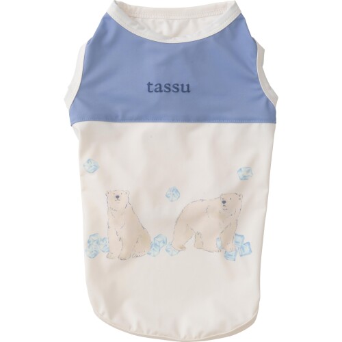 tassu クールウェア ペットウェア ノースリーブ 犬服 猫兼用 洗える 夏用 接触冷感 ひんやり クール シロクマ柄 軽量 S アイボリー 169-6894B1 接触冷感素材を使用した、シロクマ柄のペット用ノースリーブウェア。 商品コード20082129648商品名tassu クールウェア ペットウェア ノースリーブ 犬服 猫兼用 洗える 夏用 接触冷感 ひんやり クール シロクマ柄 軽量 S アイボリー 169-6894B1型番169-6894B1サイズ着丈24&times;胴回り36cmカラーアイボリー※他モールでも併売しているため、タイミングによって在庫切れの可能性がございます。その際は、別途ご連絡させていただきます。※他モールでも併売しているため、タイミングによって在庫切れの可能性がございます。その際は、別途ご連絡させていただきます。