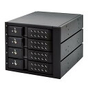 センチュリー iStarUSA BPN-DE Seriesリムーバブルラック 4Bayモデル V2 BPN-DE340SS-BK2_FP