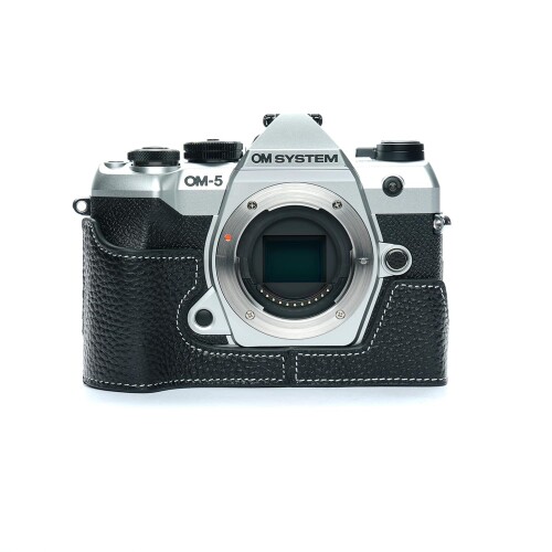 TP Original OM SYSTEM OM-5 Mark II 用 ボディーハーフケース ブラック