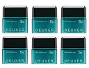 ナンバースリー DEUXER(デューサー) ハードスムースワックス5S(6個セット) ヘアワックス フローラルベリー ターコイズブルー 1個 (x 6)