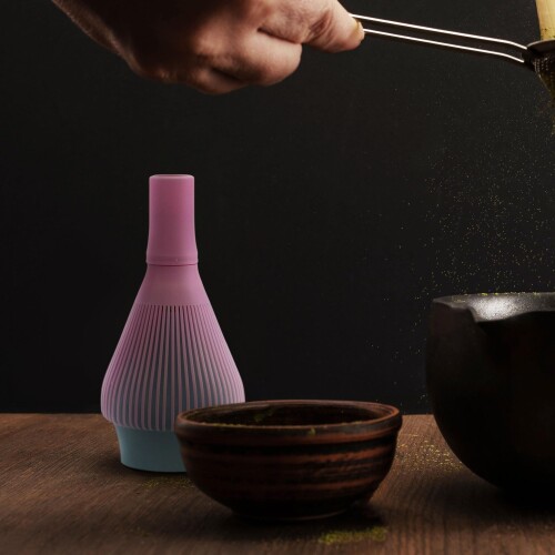 樹脂製茶筅 ピンク 日本製 食洗器対応