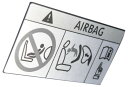 core OBJ Air Bag Monochrome Sticker Type A エアバッグモノトーンステッカー 125mm×65mm CO-AMS-01A