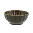 EAST table(イーストテーブル) 菊型浅小鉢 織部 9cm 日本製 レンジ対応 食洗機対応 72-007-06