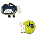 (ジャックバニー) うさぎマーカー (ボール型・キャディバッグ型) / ゴルフ ラウンド / 262-4284903 120_ネイビー FR