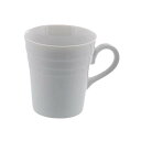 テーブルウェアイースト トール コーヒーカップ ボーダー 8.1cm ホワイト