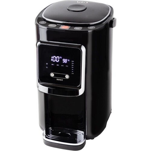 Rakuten - ANABAS 電気ポット 5L 大容量 ポット 保温付き 温度調節機能 マイコン式 空焚き防止 チャイルドロック機能 ブラック JKZ-5L