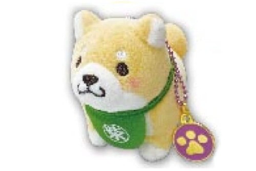 エスケイジャパン(SK Japan) 忠犬もちしば チャーム付きぬいぐるみボールチェーン きなこ 16104