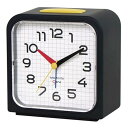 エルコミューン 卓上時計 バウハウス GENE ALARM CLOCK Bayer Alarm SQ ブラック DCL-006(3)