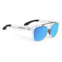 ルディプロジェクト(RUDYPROJECT) サングラス SPINAIR スピンエアー59 クリスタル グロス フレーム/マルチ レーザー ブルー レンズ SP593996-0000(4)