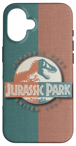 ジュラシック・パーク Jurassic United Badge Orange And Green スマホケース iPhone 16 用