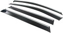 BRIGHTZ エクストレイル T32 サイドドアバイザー メッキモール付 HNT32 HT32 NT32 HNT HT NT 32 エクストレエル エクストレール