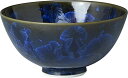 アイトー(Aito) 京焼 清水焼 陶あん窯 飯碗 花結晶 (青墨) KTA545