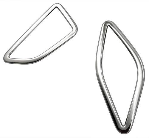 BRIGHTZ 2シリーズ F45 超鏡面ステンレスメッキデフロスターカバー 2PC F 45 ハッチバック 218i 218d 225i 225xe アクティブツアラー