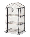 武田コーポレーション(Takeda corporation) ベージュ/ブラック 70×49×125cm ビニール温室棚3段 KOST-3M