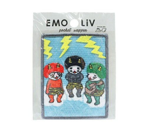 KOKKA コッカ ワッペン 『EMOLIVポケットワッペン カミナリ様 LGW-2-E』