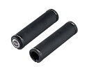 FORCE(フォース) 自転車用 グリップ BOND ロックリング式 シリコーン ブラック グリップ長130mm 80216