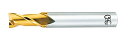 オーエスジー TiNコート2枚刃ハイススクエアエンドミルショート形 外径3.7mm 全長60mm 刃長8mm シャンク径8mm EX-TIN-EDS 3.7(7...