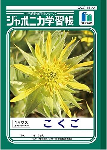 ショウワノート(Showa Note) ジャポニカ学習帳 B5判 こくご 15マス (+字リーダー入り) 3冊パック JL-10*3