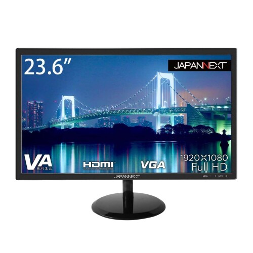 JAPANNEXT 23.6型 フルHD(1920x1080) 液晶モニター JN-236VFHD HDMI VGA