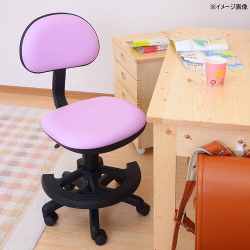 関家具(Sekikagu) 学習チェア 合成皮革 パープル ホップ 425168 [2]