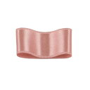 RibbonBon シルクシングルサテンリボン #126 ダークサーモン 24mm幅 巻(30m) 9サイズ50色展開
