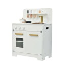 (オーエスジェイ) (食品衛生法適合検査済) おままごとキッチン 木製 組立式 調理器具付き セット おままごと おもちゃキッチン ミニキッチン 子供用 収納 ...