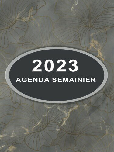 mon Agenda Semainier 2023: Agenda 2023 semainier A4, une semaine sur deux pages / 12 mois janvier ? d?cembre /calendrier quotidien
