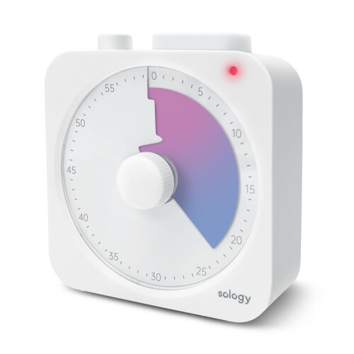 sology(ソロジー) 勉強タイマー MIRAI TIMER 角型 消音 残り時間が見える 学習タイマー 勉強 料理 ミーティング タスク管理 フィットネス 筋トレ 卓上 かわいい おしゃれ グラデーション