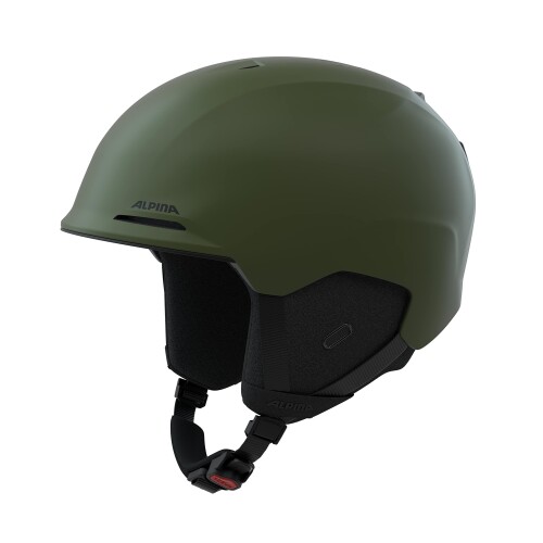 ALPINA(アルピナ) スキースノーボードヘルメット マットカラー サイズ調整可 開閉式ベンチレーション B..