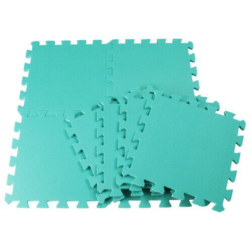 Floor Materials - 昭和化学 ジョイントマット EVA 30 8枚入り グリーン 30×30×1.2cm